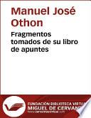 Fragmentos tomados de su libro de apuntes