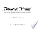 Francesco Petrarca: Musical Settings of His Works from Jacopo Da Bologna to the Present