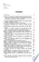 François Mauriac entre la gauche et la droite