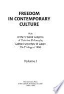 Freedom in Contemporary Culture