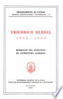 Friedrich Hebbel, 1813-1863