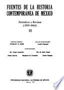 Fuentes de la historia contemporánea de México