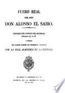 Fuero real del rey Don Alonso el Sabio