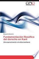 Fundamentación Filosófica Del Derecho en Kant