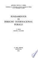 Fundamentos de derecho internacional público