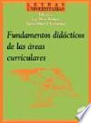 Fundamentos didácticos de las áreas curriculares
