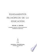 Fundamentos filosóficos de la educación