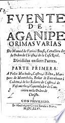 Fvente de Aganipe, o, Rimas varias