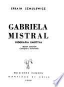 Gabriela Mistral