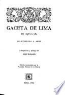 Gaceta de Lima