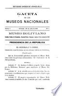 Gaceta de los museos nacionales