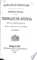 Gaceta de los tribunales