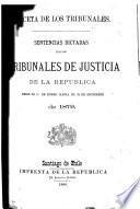 Gaceta de los tribunales