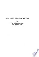 Gaceta del gobierno de Lima independiente