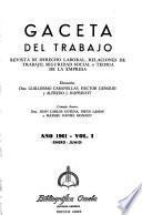 Gaceta del trabajo
