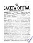 Gaceta Oficial
