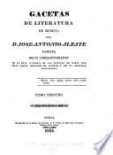 Gacetas de literatura de Mexico