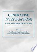 Generative Investigations