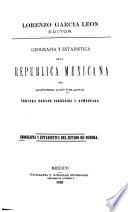 Geografía y estadística del estado de Sonora