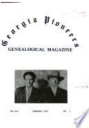 Georgia Pioneers Genealogical Magazine