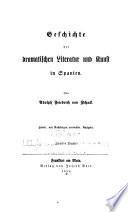 Geschichte der dramatischen Literatur und Kunst in Spanien