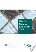 Gestión Fiscal de Patrimonios. Sumplemento Novedades 2008