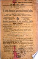 Giornale della Reale Società ed Accademia veterinaria italiana