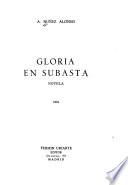 Gloria en subasta