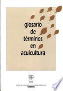Glosario de términos en acuicultura