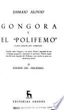 Góngora y el Polifemo.: Edicion del Polifemo.