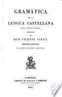 Gramática de la lengua castellana según ahora se habla