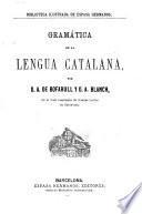 Gramática de la lengua catalana