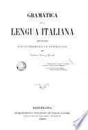 Gramática de la lengua italiana
