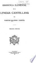 Gramática elemental de la lengua castellana