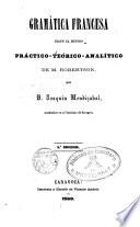 Gramática francesa según el método de M. Robertson