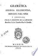 Gramática griega elemental