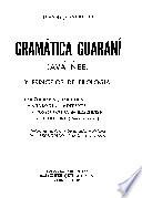 Gramática guaraní (avá ñeê) y principios de filología