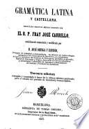 Gramática latina y castellana