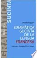 Gramática sucinta de la lengua francesa