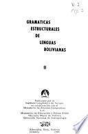 Gramáticas estructurales de lenguas bolivianas