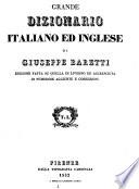 Grande dizionario italiano ed inglese