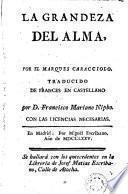 Grandeza del alma