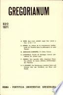 Gregorianum: Vol. 52, No. 2