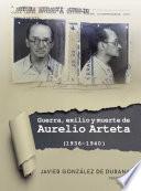 Guerra, exilio y muerte de Aurelio Arteta (1936 - 1940)