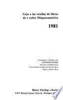 Guía a Las Reseñas de Libros de Y Sobre Hispanoamérica