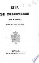 Guía de forasteros en Madrid para el año de 1850