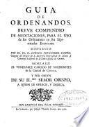 Guía de ordenandos