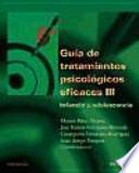 Guía de tratamientos psicológicos eficaces