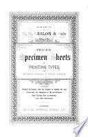 H.W. Caslon & Co.'s Priced Specimen Sheets of Printing Types, and Illustrated Catalogue of Printing Materials ...