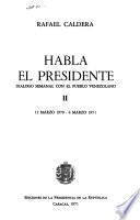 Habla el Presidente